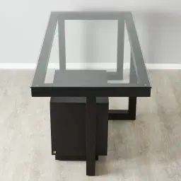 Dorothy Black Wooden Desk