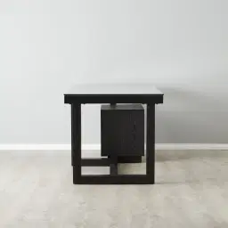 Dorothy Black Wooden Desk