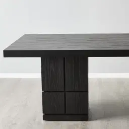 Portofino II Black Wooden Dining Table