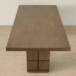 Portofino II Medium Brown Wooden Dining Table
