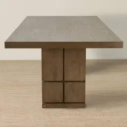 Portofino II Medium Brown Wooden Dining Table
