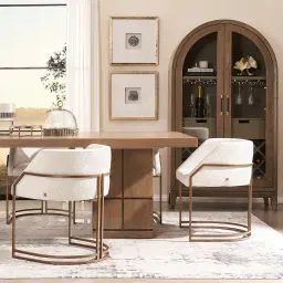 Portofino II Medium Brown Wooden Dining Table