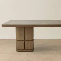 Portofino II Medium Brown Wooden Dining Table