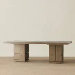 Portofino II Medium Brown Wooden Dining Table
