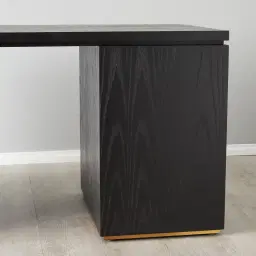 Nicholas Black Wooden Desk