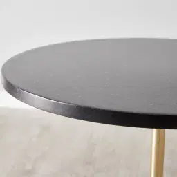 Sloane Polished Gold Metal Side Table