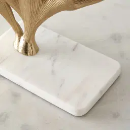 Feuille Morte Gold Metal Leaf Sculpture