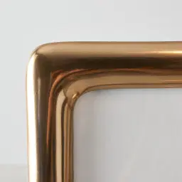 Desiree Polished Gold Metal Frame