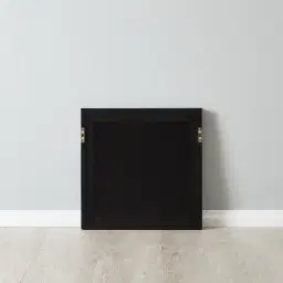 Snow White Crystal Shadow Box With Black Frame