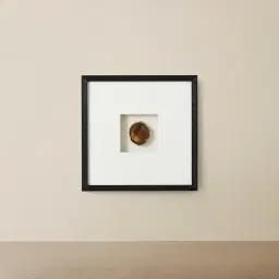 Elemental Agate Shadow Box With Black Frame