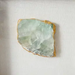 Blue Storm Stone Shadow Box With Black Frame