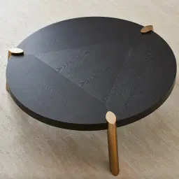 Dale II Round Coffee Table Large Espresso