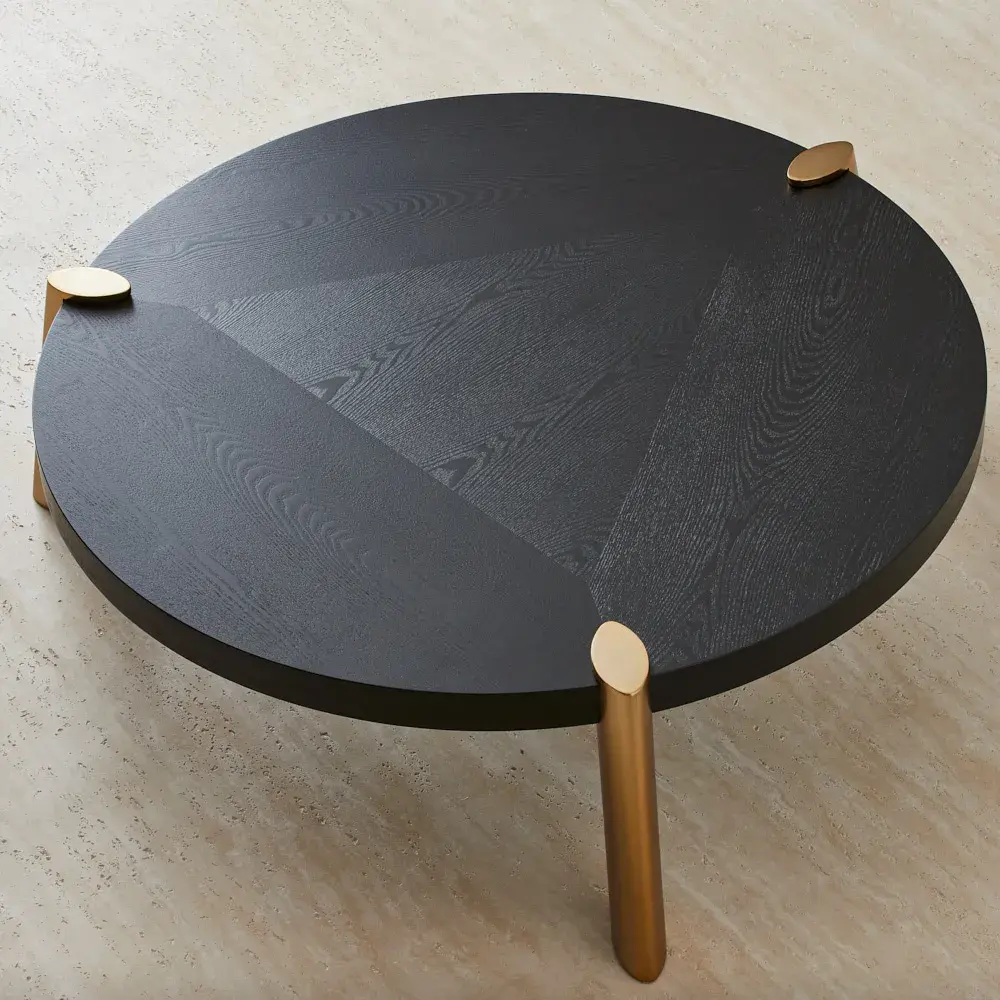 Dale II Round Coffee Table Large Espresso