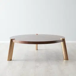 Dale II Round Coffee Table Large Brown
