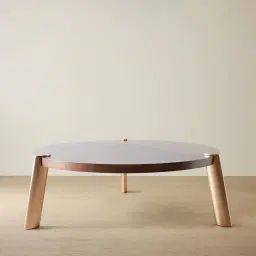 Dale II Round Coffee Table Large Brown