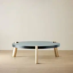Dale II Round Coffee Table Small Espresso