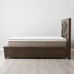 Montana Deep Brown Wooden King Bed