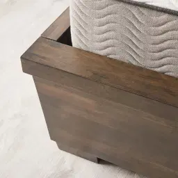 Montana Deep Brown Wooden King Bed