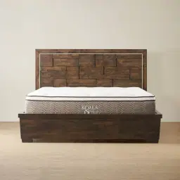 Montana Deep Brown Wooden Queen Bed