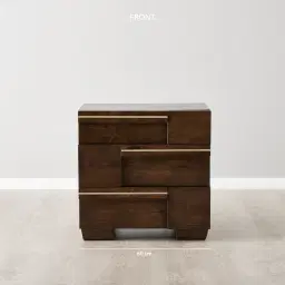 Montana Deep Brown Wooden Side Table