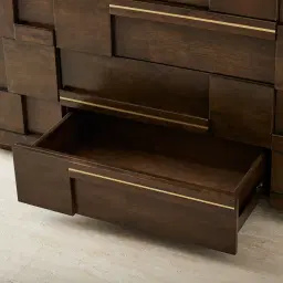 Montana Deep Brown Wooden Dresser