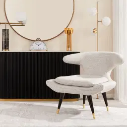 Tarrington Dove Grey Woven Fabric Occasional Chair