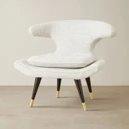 Tarrington Dove Grey Woven Fabric Occasional Chair