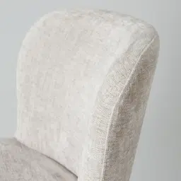 Hailey Vintage Grey Chenille Fabric 67cm Counter Stool - Bronze Legs