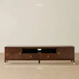 Beckham Brown Wooden Entertainment Unit