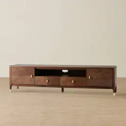 Beckham Brown Wooden Entertainment Unit