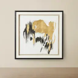 Golden Specter Shadow Box With Black Frame