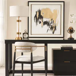 Golden Specter Shadow Box With Black Frame