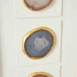 Bronte Agate Shadow Box With Golden Frame