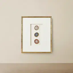 Bronte Agate Shadow Box With Golden Frame