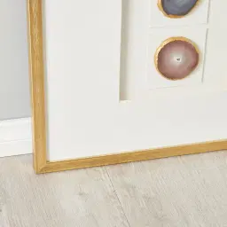 Bronte Agate Shadow Box With Golden Frame