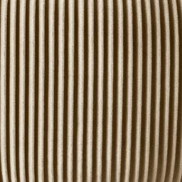 Hollis Cream Velvet Ottoman