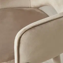 Adrianna Beige Velvet Dining Chair