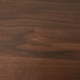 Noah Dark Walnut Veneer Coffee Table - Gold Metal Frame