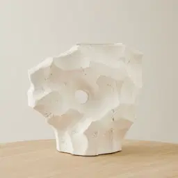 Cali Cast Stone Ceramic Vase