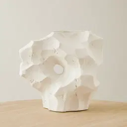 Cali Cast Stone Ceramic Vase