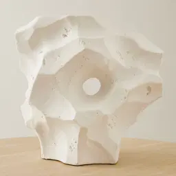 Cali Cast Stone Ceramic Vase