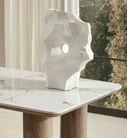 Cali Cast Stone Ceramic Vase