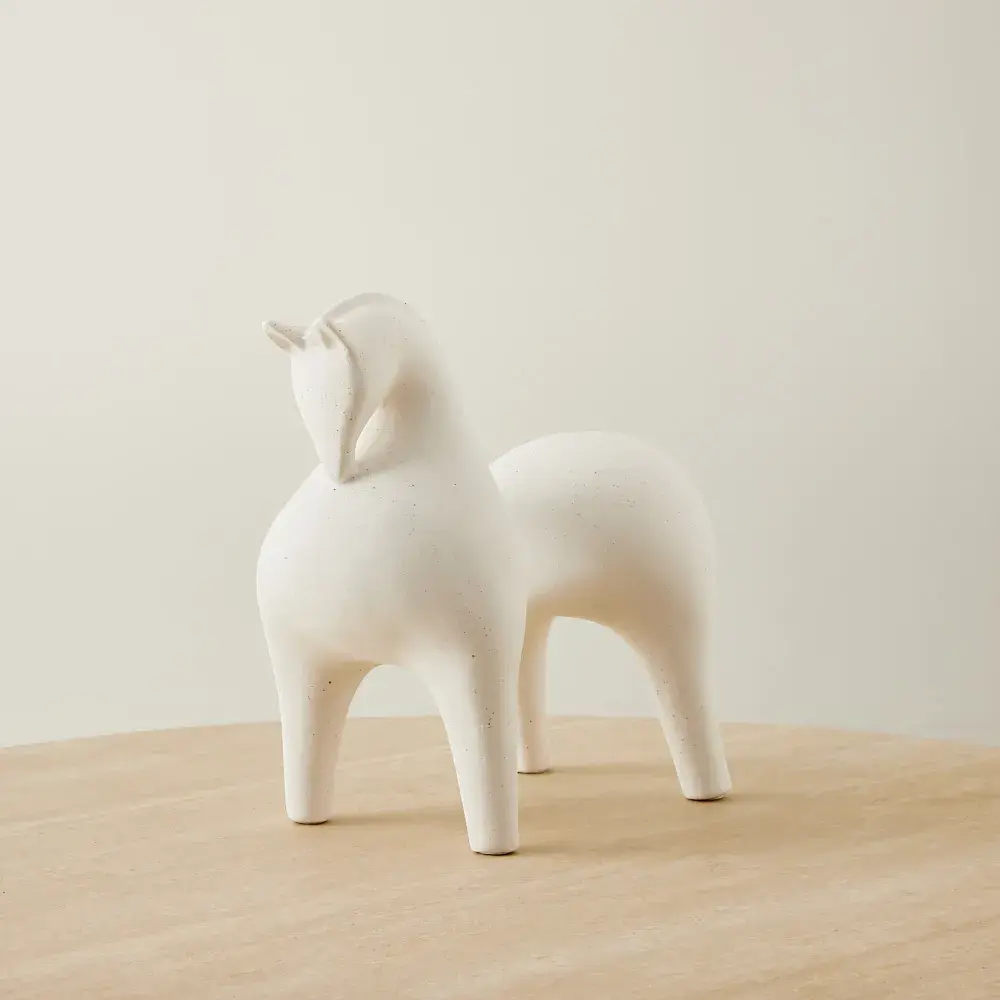 Brietta White Ceramic Decorative
