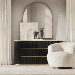 Brietta Black Ceramic Decorative