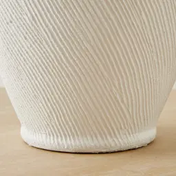 Coraline Matte White Ceramic Vase