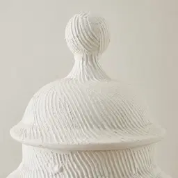 Coraline Matte White Ceramic Vase