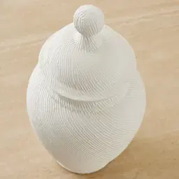 Coraline Matte White Ceramic Vase