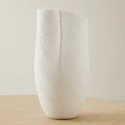 Blythe Matte White Ceramic Vase