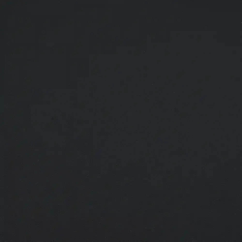 Arya II Carbon Black Vegan Leather Dining Chair - Black Nickel Metal Legs