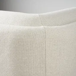 Clementine Chestnut White Woven 2-Seater Fabric Sofa
